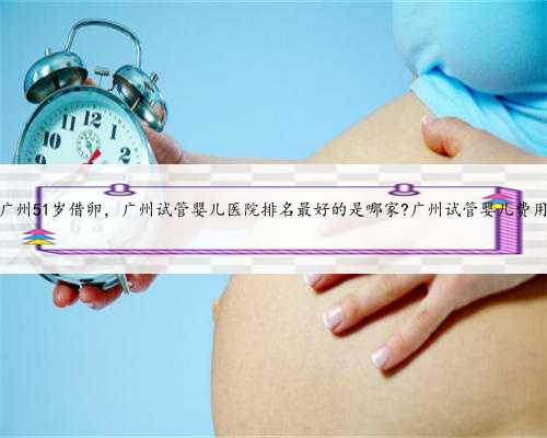 广州51岁借卵，广州试管婴儿医院排名最好的是哪家?广州试管婴儿费用