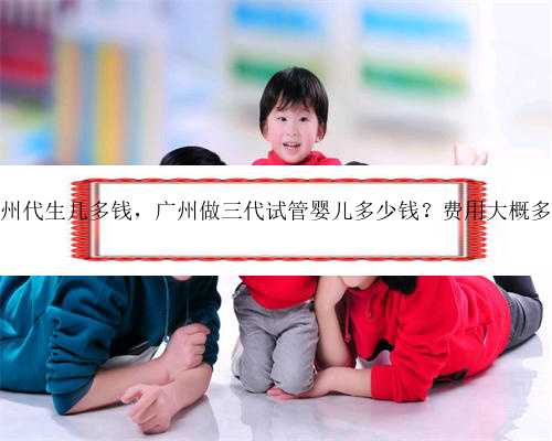 广州代生几多钱，广州做三代试管婴儿多少钱？费用大概多少